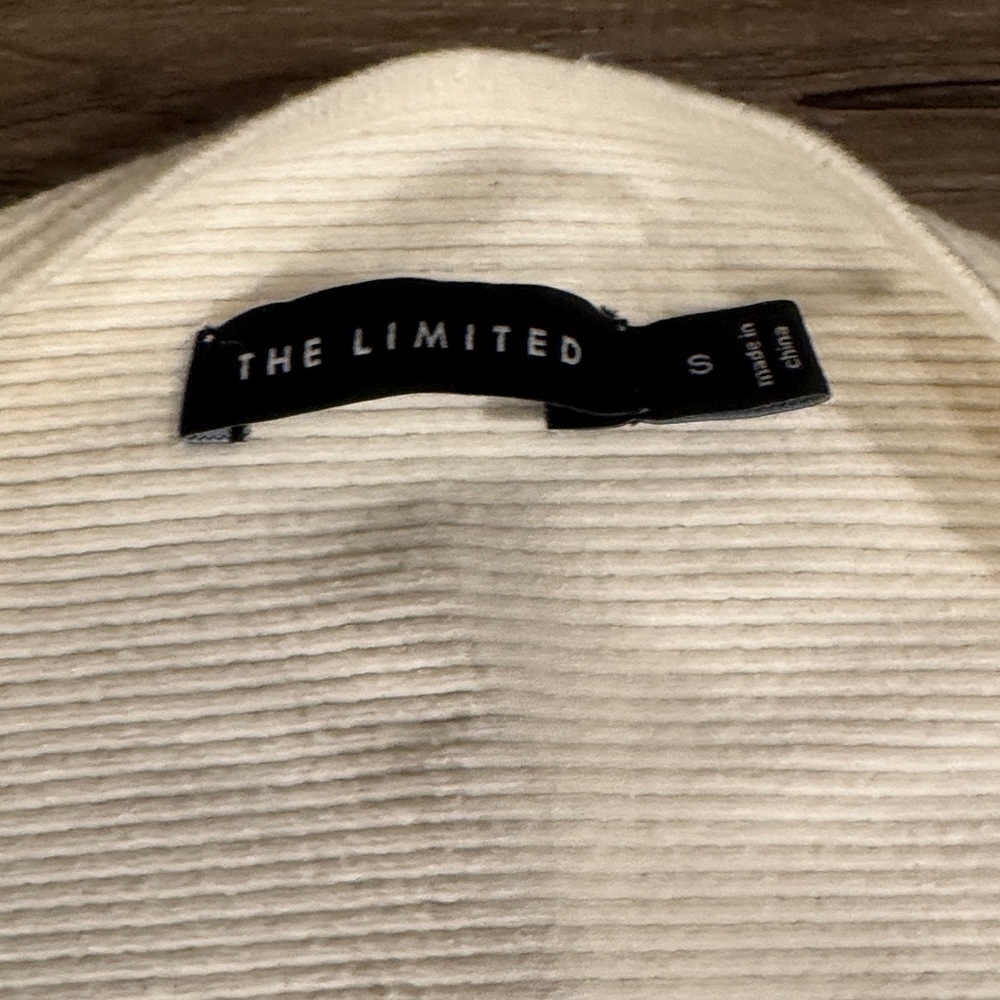 The Limited Ivory Ribbed Knit Top - Picture 2 of 9